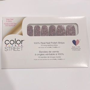 Color Street Nail Polish Strips “Capitol Hill” NWT pink glitter